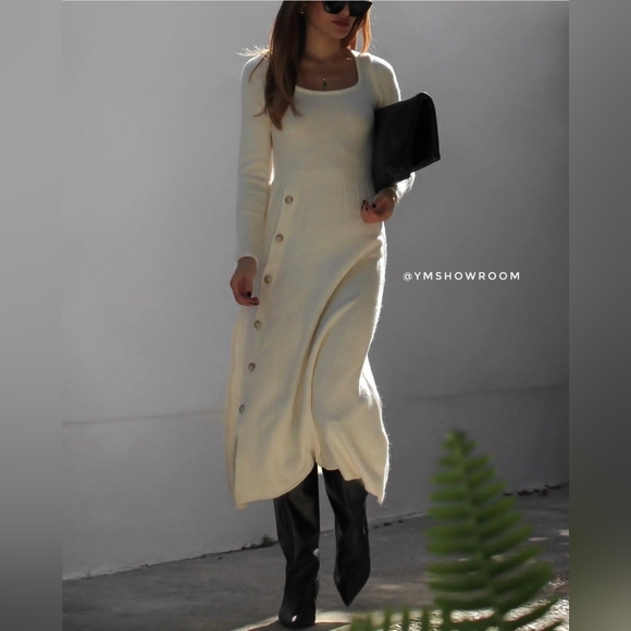 MANGO Flare sweater dress NWT - Picture 4 of 11